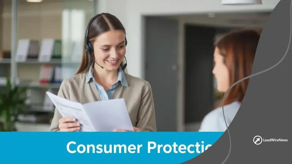 Consumer protection measures in focus