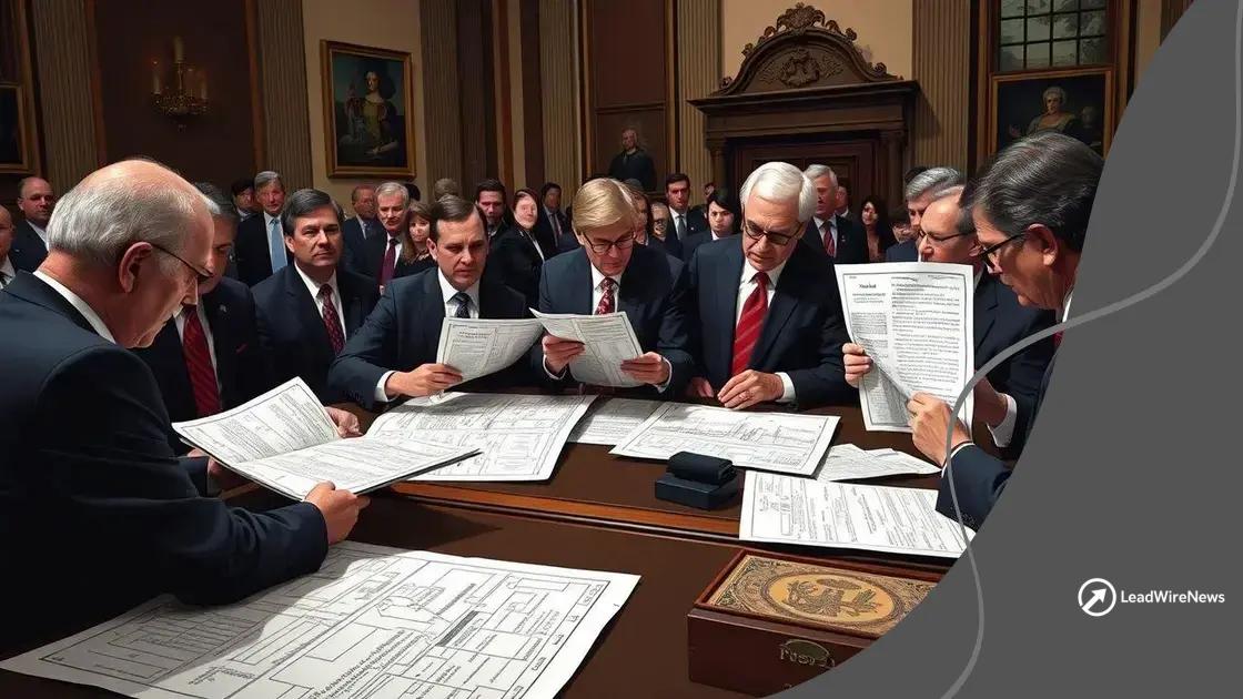 Major bills and proposals currently under discussion