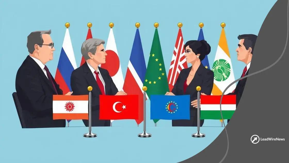 The role of diplomacy in international relations