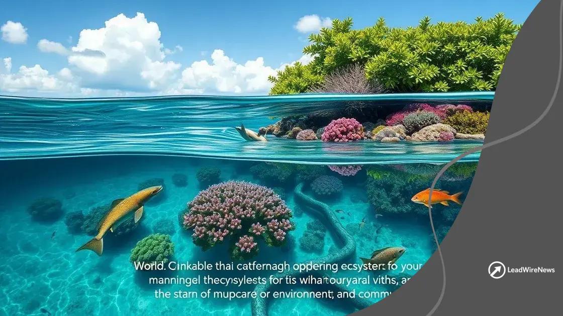 The role of coastal ecosystems