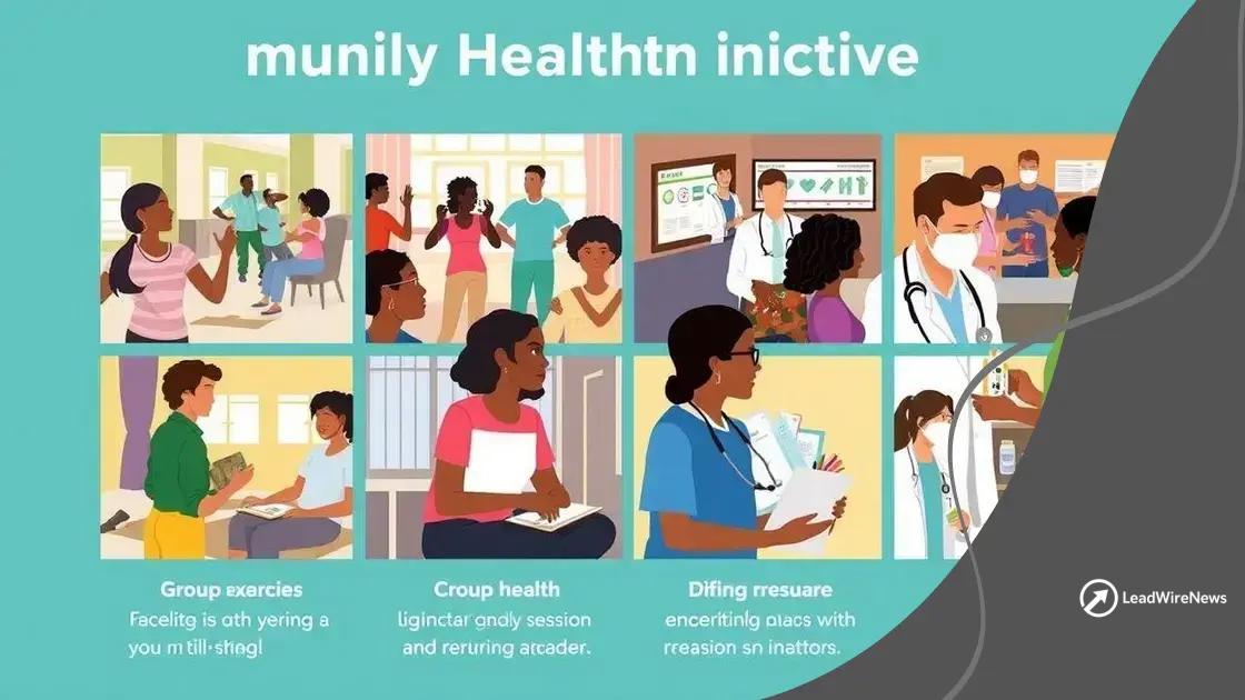 The role of community in health initiatives