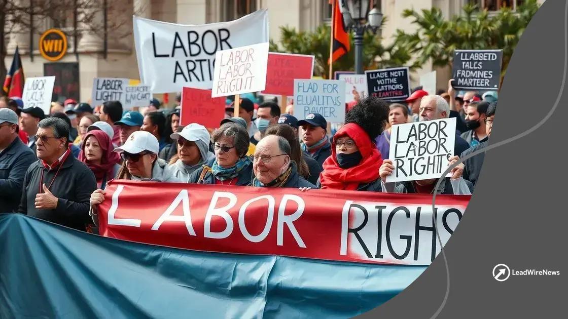 The role of unions in labor movements