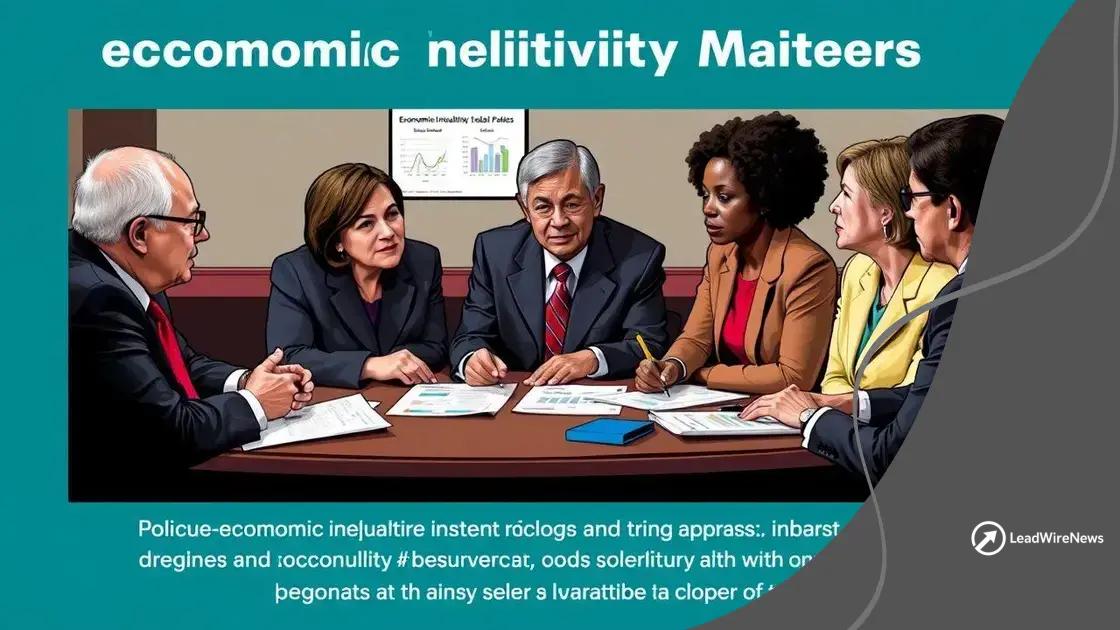 Policies addressing economic inequality