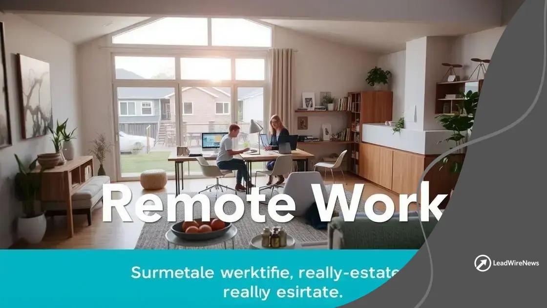 Impact of remote work on real estate