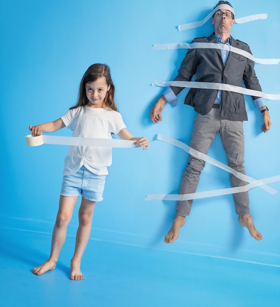 A split image showing two contrasting scenarios. On one side, a family joyfully moving into a new home with a 