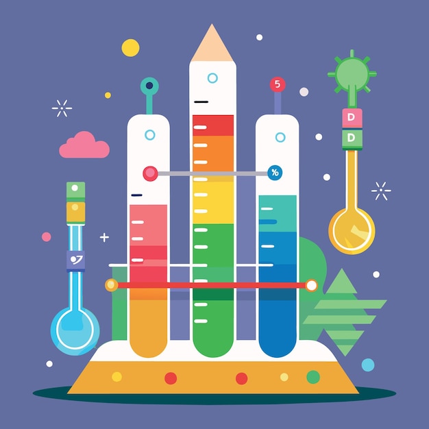 A bar graph comparing job placement rates of STEM graduates across different fields (e.g., computer science, engineering, mathematics) in 2023 vs. projected rates for 2025, highlighting growth areas.